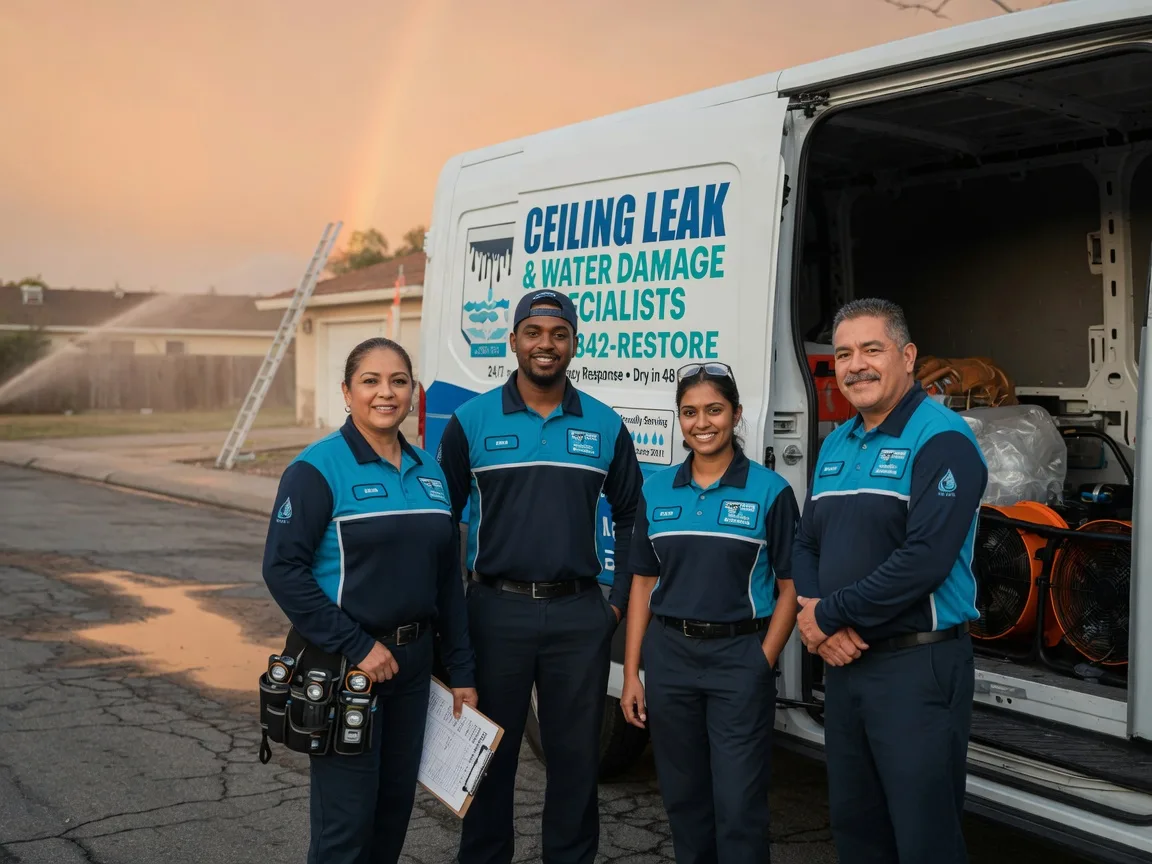 Ceiling Leak Cleanup company in Franklin, VT